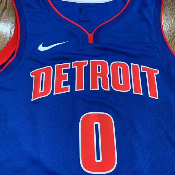 Andre Drummond Nike Swingman Detroit Piston Jersey - Picture 4 of 7